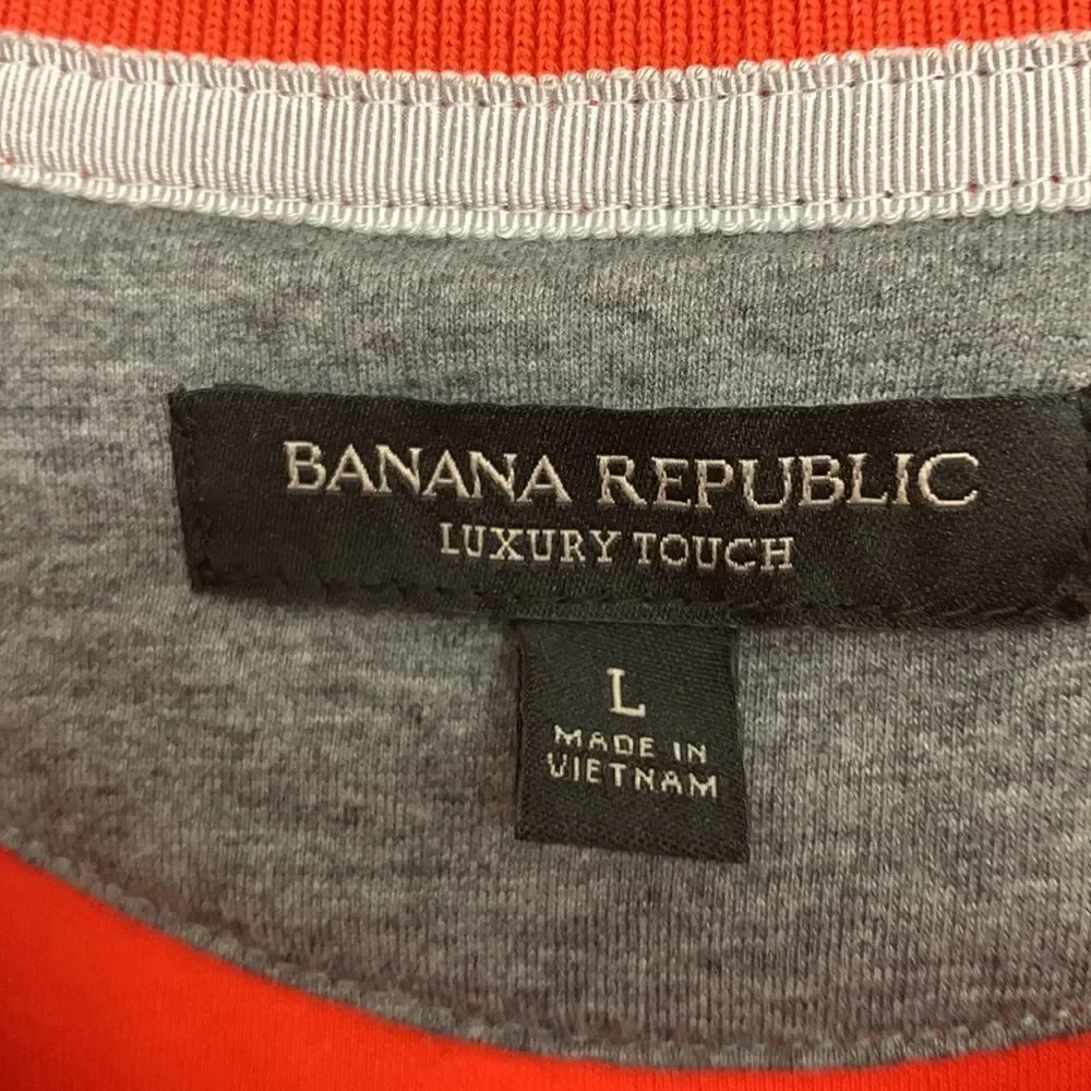 Banana Republic Size Large luxury touch orange Polo.